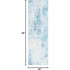 SAFAVIEH Washable Rug Malibu Collection – 5′ x 8′, Beige & Turquoise, Slip Resistant & Easy Cleaning, Ideal for Living Room, Bedroom, Home Office, Nursery, Kids Playroom, Dining Space (MBU943B)(Beige/Turquoise)