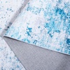 SAFAVIEH Washable Rug Malibu Collection – 5′ x 8′, Beige & Turquoise, Slip Resistant & Easy Cleaning, Ideal for Living Room, Bedroom, Home Office, Nursery, Kids Playroom, Dining Space (MBU943B)(Beige/Turquoise)