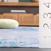 SAFAVIEH Washable Rug Malibu Collection – 5′ x 8′, Beige & Turquoise, Slip Resistant & Easy Cleaning, Ideal for Living Room, Bedroom, Home Office, Nursery, Kids Playroom, Dining Space (MBU943B)(Beige/Turquoise)