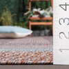 SAFAVIEH Washable Rug Outdoor Braided Collection – 6′ x 9′ Oval, Brown & Light Brown, Handmade & Reversible, Non-Shedding & Easy to Clean, Ideal for Patio, Backyard, Mudroom (BRD318S)(Brown/Grey Pink)