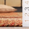 SAFAVIEH Washable Rug Outdoor Braided Collection – 6′ x 9′ Oval, Brown & Light Brown, Handmade & Reversible, Non-Shedding & Easy to Clean, Ideal for Patio, Backyard, Mudroom (BRD318S)(Rust/Red)