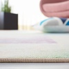 SAFAVIEH Washable Rug Paint Brush Collection – 3’3″ x 5’3″, Blue & Purple, Slip Resistant & Easy to Clean, Ideal for Living Room, Bedroom, Nursery, Kids Playroom, Dining Space (PTB187M)(Blue/Purple)