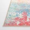 SAFAVIEH Washable Rug Paint Brush Collection – 5’5″ x 7’6″, Pink & Blue, Slip Resistant & Easy to Clean, Ideal for Living Room, Bedroom, Nursery, Kids Playroom, Dining Space (PTB173U)(Pink/Blue)