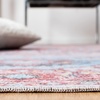SAFAVIEH Washable Rug Serapi Collection – 5’3″ x 7’6″, Rust & Ivory, Slip Resistant & Easy to Clean, Ideal for Living Room, Bedroom, Dining Space (SEP537P)(Rust/Ivory)