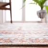 SAFAVIEH Washable Rug Serapi Collection – 5’3″ x 7’7″, Light Blue & Brown, Slip Resistant & Easy to Clean, Ideal for Living Room, Bedroom, Dining Space (SEP383J)(Light Blue/Brown)