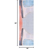 SAFAVIEH Washable Rug Tacoma Collection – 5′ x 8′, Beige & Blue, Slip Resistant & Easy to Clean, Ideal for Living Room, Bedroom, Home Office, Dining Space (TAC834B)(Beige/Blue)