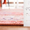 SAFAVIEH Washable Rug Tucson Collection – 4′ x 6′, Rose & Beige, Slip Resistant & Easy to Clean, Ideal for Foyer, Kitchen, Nursery, Office, Bedroom (TSN122R)(Rose/Beige)