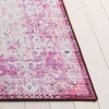 SAFAVIEH Washable Rug Tucson Collection – 5′ x 8′, Fuchsia & Purple, Slip Resistant & Easy to Clean, Ideal for Living Room, Bedroom, Dining Space (TSN206P)(Fuchsia/Purple)
