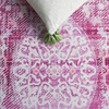 SAFAVIEH Washable Rug Tucson Collection – 5′ x 8′, Fuchsia & Purple, Slip Resistant & Easy to Clean, Ideal for Living Room, Bedroom, Dining Space (TSN206P)(Fuchsia/Purple)