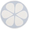 SAFAVIEH Washable Rug Vermont Collection – 4′ Round, Ivory & Light Blue, Handmade Wool, Entryway, Foyer, Living Room, Nursery, Bedroom (VRM478A)(Ivory/Light Blue)