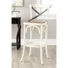 Safavieh American Homes Collection Eleanor Weathered Oak 30.7-inch Bar Stool(Antique White)