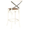 Safavieh American Homes Collection Eleanor Weathered Oak 30.7-inch Bar Stool(Antique White)