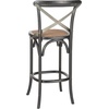Safavieh American Homes Collection Eleanor Weathered Oak 30.7-inch Bar Stool(Black)