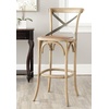 Safavieh American Homes Collection Eleanor Weathered Oak 30.7-inch Bar Stool(Oak)