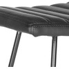 Safavieh Home Collection Akito Mid-Century Modern White 30-inch Bar Stool(Black)
