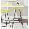 Safavieh Home Collection Akito Mid-Century Modern White 30-inch Bar Stool(Green)