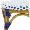 Safavieh Home Collection Kipnuk Blue&White Indoor/ Outdoor Barstool(Blue / White)