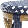 Safavieh Home Collection Kipnuk Blue&White Indoor/ Outdoor Barstool(Navy / White)