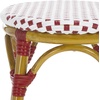 Safavieh Home Collection Kipnuk Blue&White Indoor/ Outdoor Barstool(Red / White)