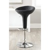 Safavieh Home Collection Monicka Wicker Black Adjustable Swivel Gas Lift 23.2-31.7-inch Bar Stool(black)