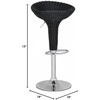 Safavieh Home Collection Monicka Wicker Black Adjustable Swivel Gas Lift 23.2-31.7-inch Bar Stool(black)