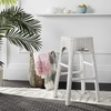Safavieh Home Collection Percy White Rattan 30-inch Bar Stool
