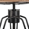 Safavieh Kai Counter Stool, Natural Honey and Black