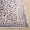 Safavieh Washable Rug Arizona Collection – 8′ x 10′, Grey & Ivory, Slip Resistant & Easy to Clean, Ideal for Living Room, Bedroom, Home Office, Dining Space (ARZ197F)(Grey/Ivory)