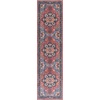 Safavieh Washable Rug Orlando Collection – 5′ x 7’6″, Rust & Blue, Non-Shedding & Easy to Clean, Ideal for Living Room, Bedroom, Dining Space (ORL762P)(Rust/Blue)