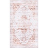 Martha Stewart x SAFAVIEH Machine Washable Area Rug Collection – 5′ x 7′, Beige & Gold, Slip Resistant & Easy Cleaning, Ideal for Ideal for Living Room, Bedroom, Dining Space (MSRW127B)(Beige/Gold)