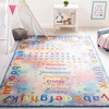 SAFAVIEH Washable Rug Kids Playhouse Collection – 3’3″ x 5’3″, Blue & Orange, Slip Resistant & Easy to Clean, Ideal for Kids Room, Playroom, Nursery, Boys & Girls Room (KPH251M)(Blue/Orange)