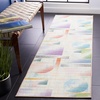 SAFAVIEH Washable Rug Paint Brush Collection – 3’3″ x 5’3″, Blue & Ivory, Slip Resistant & Easy to Clean, Ideal for Living Room, Bedroom, Nursery, Kids Playroom, Dining Space (PTB107M)(Blue/Ivory)