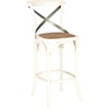Safavieh American Homes Collection Eleanor Weathered Oak 30.7-inch Bar Stool(Antique White)