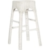 Safavieh Home Collection Percy White Rattan 30-inch Bar Stool