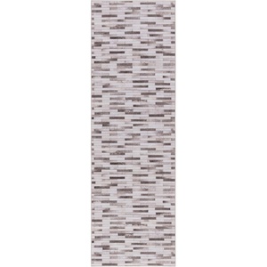 SAFAVIEH Washable Rug Faux Hide Collection – 5′ x 8′, Beige & Brown, Slip Resistant, Western Rustic Decor, Printed Pattern, Ideal for Living Room, Bedroom, Home Office, Dining Space (FAH500B)(Beige/Brown)
