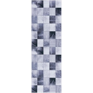 SAFAVIEH Washable Rug Faux Hide Collection – 5′ x 8′, Light Grey & Grey, Slip Resistant, Western Rustic Decor, Printed Pattern, Ideal for Living Room, Bedroom, Home Office, Dining Space (FAH519F)(Light Grey/Grey)