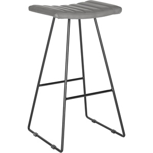 Safavieh Home Collection Akito Mid-Century Modern White 30-inch Bar Stool(Grey)