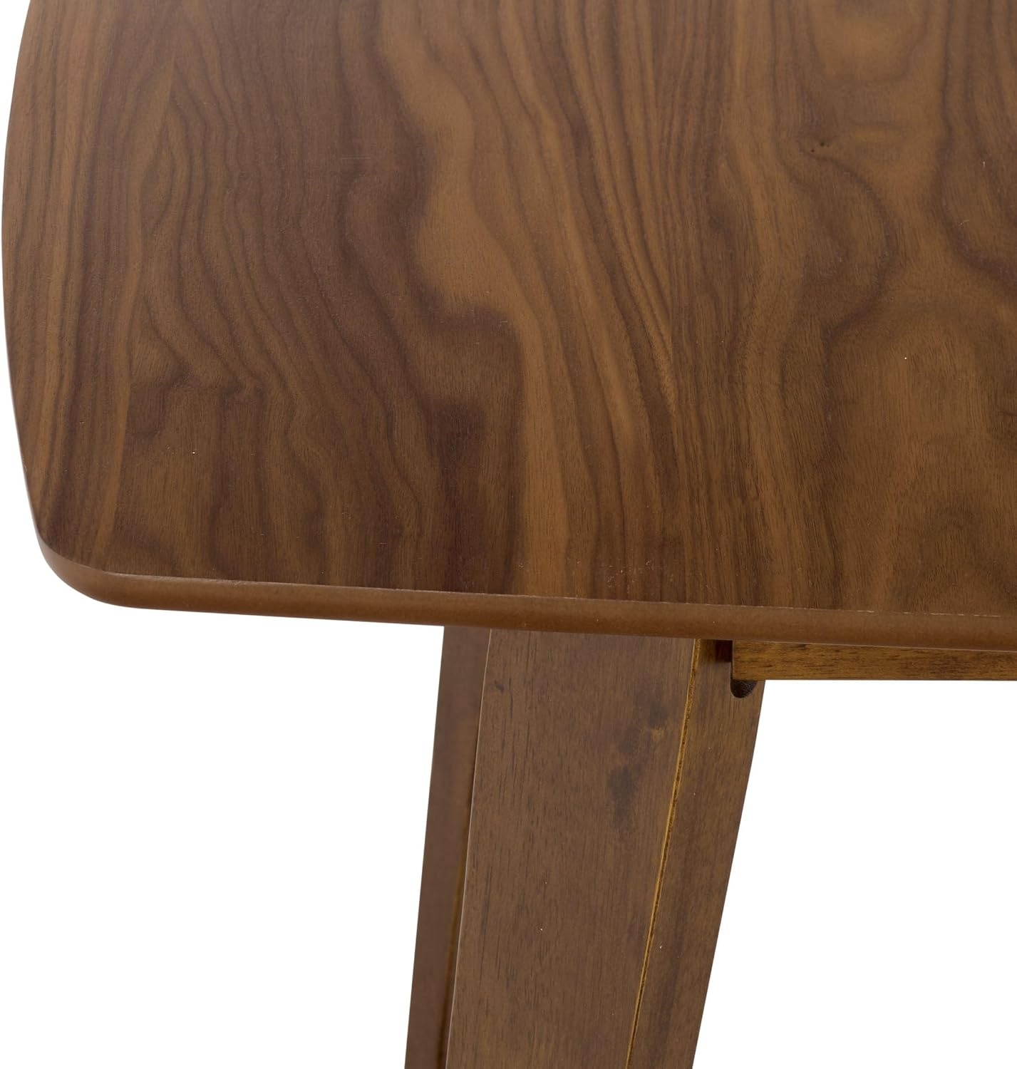 image:imageSAFAVIEH Furniture Alissa 63 83 Extendable Dining Table Walnut Wood Modern Expandable Dining Table Ideal for Dining Room Kitchen DTB4301AWalnut