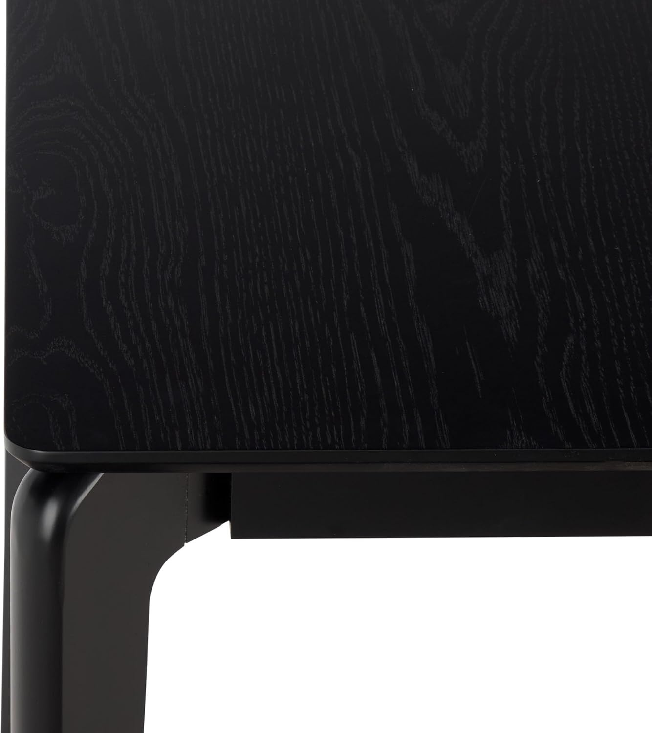 image:imageSAFAVIEH Furniture Hammis 59 76 Extendable Dining Table Black Solid Wood Fully Assembled Expandable Table for Dining Room amp Kitchen DTB4304ABlack