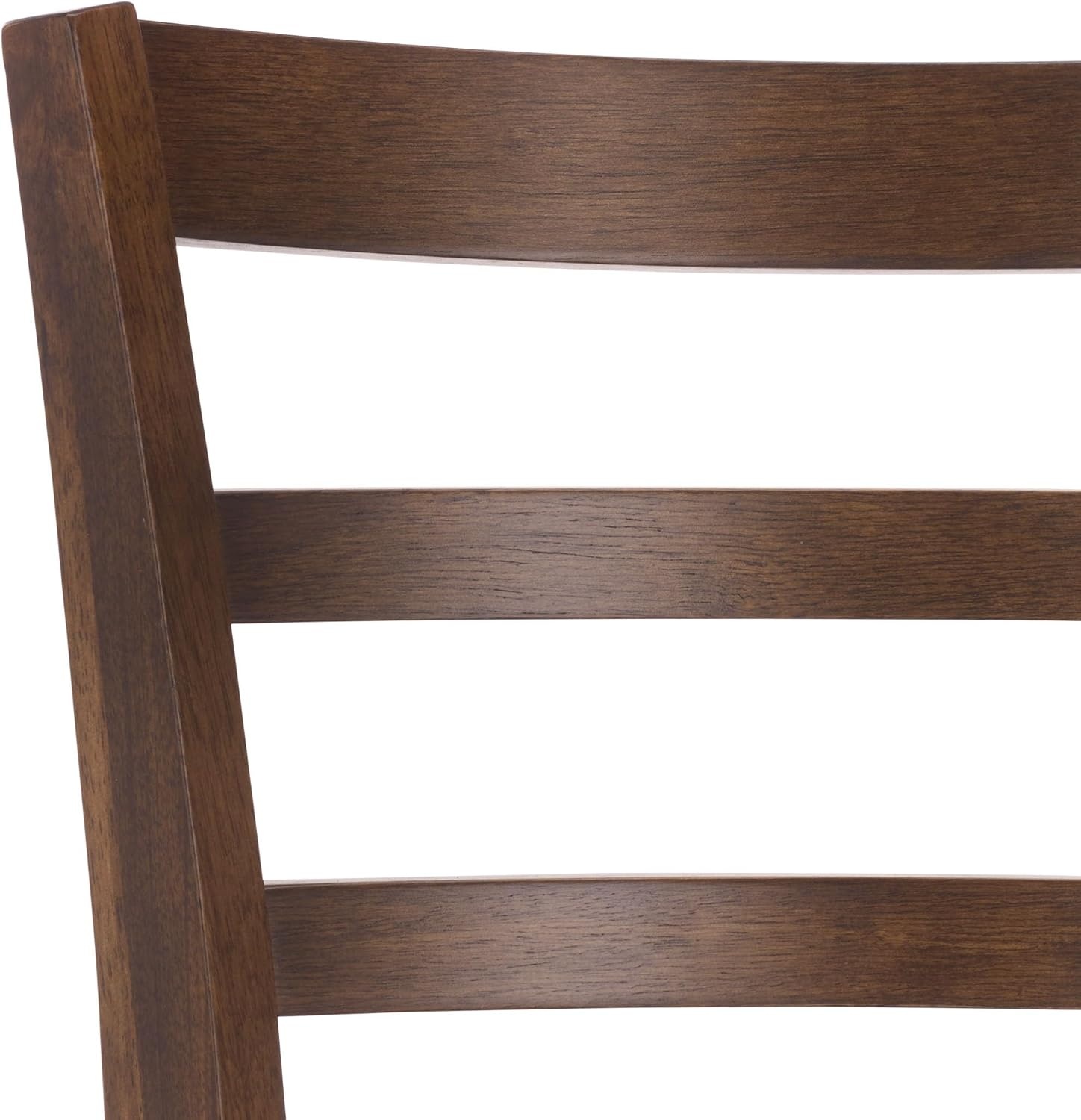 image:imageSAFAVIEH Furniture Hiroto 29Inch Swivel Bar Stool Black Vegan Leather Seat amp Walnut Solid Wood Ideal for Kitchen Dining Room Bar Seating BST5603ABlackWalnut
