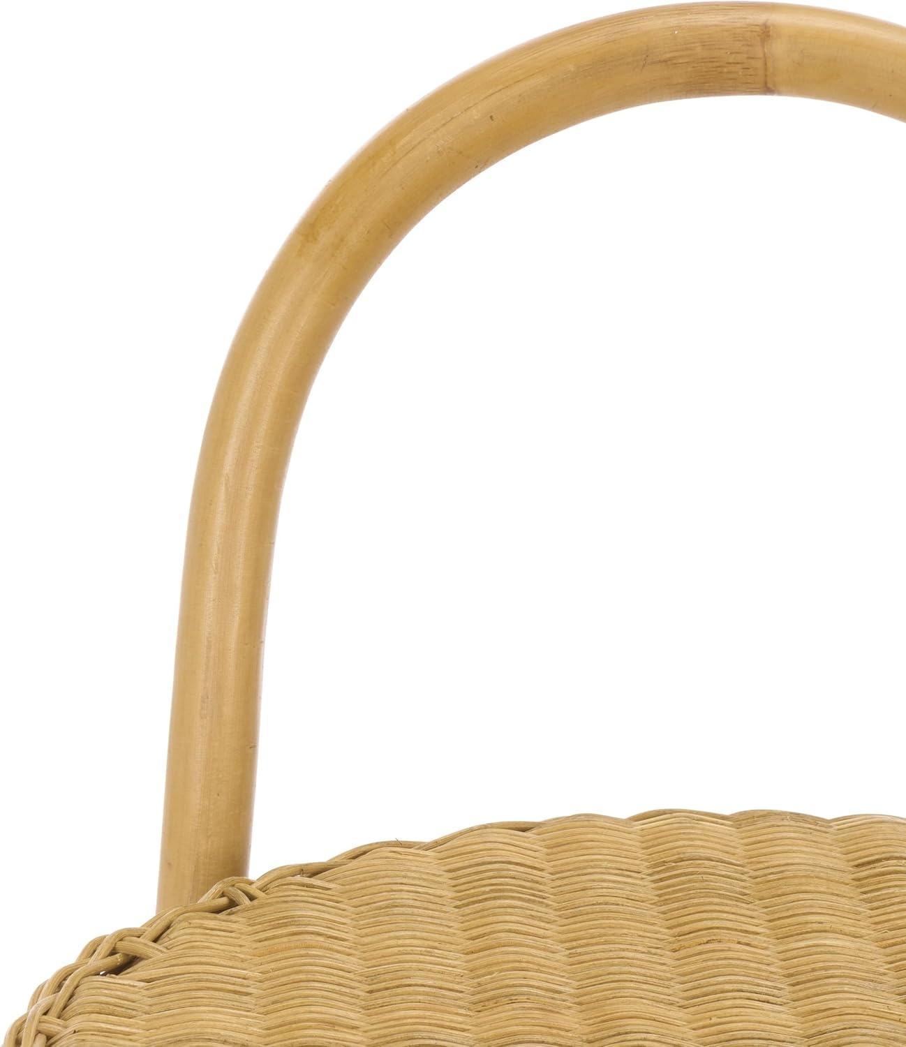 image:imageSAFAVIEH Furniture Yulia 28Inch Bar Stool Natural Rattan Woven Seat with Solid Frame Ideal for Kitchen Dining Room Bar Seating BST9908ANatural