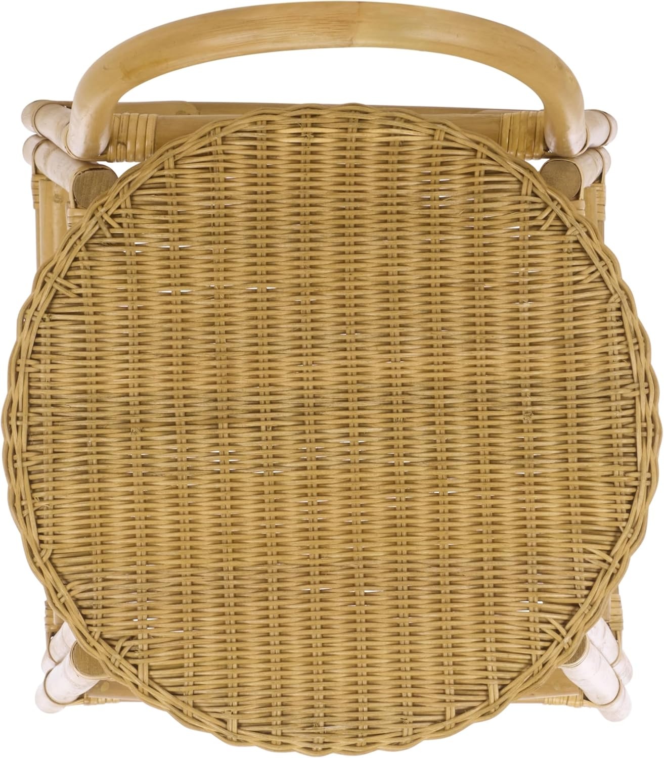 image:imageSAFAVIEH Furniture Yulia 28Inch Bar Stool Natural Rattan Woven Seat with Solid Frame Ideal for Kitchen Dining Room Bar Seating BST9908ANatural