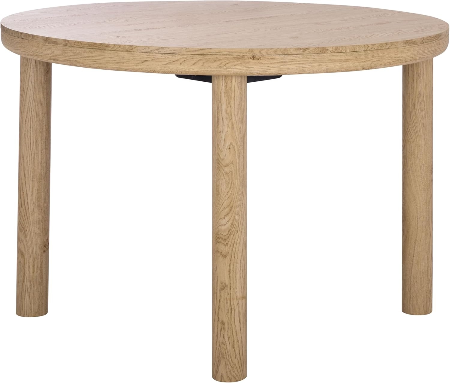 image:imageSAFAVIEH Home Collection Detroitee Black Round Dining Table Modern Wooden Design Seats up to 4 DTB6400BOak