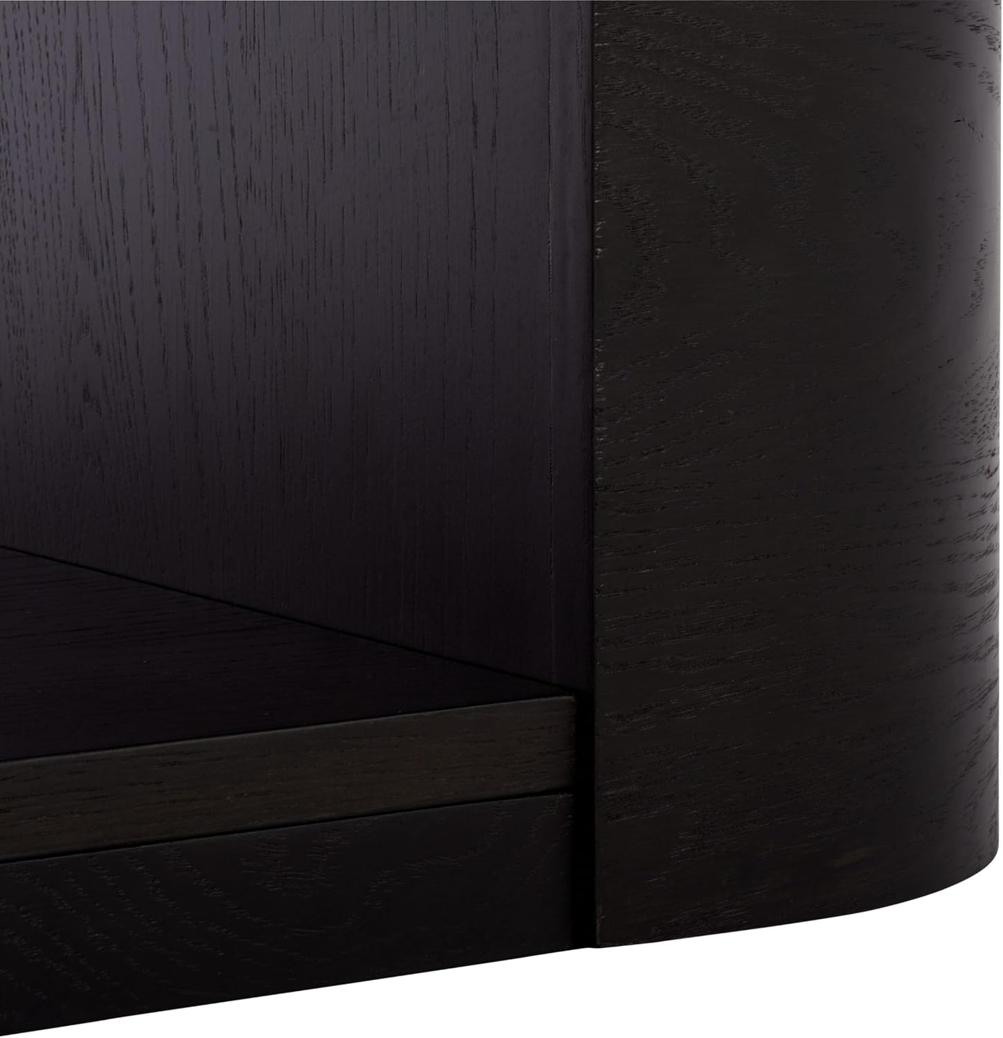 image:imageSAFAVIEH Home Collection Howard Natural Oak Wood Dining Table Modern Rectangle Pedestal Base Contemporary Design SFV7250ABlack
