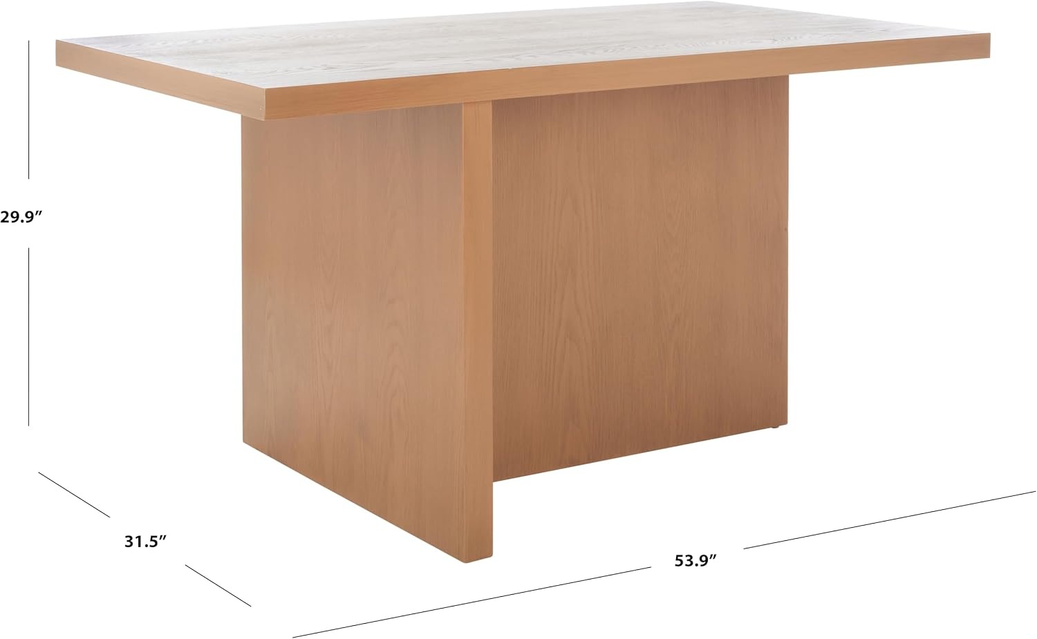 image:imageSAFAVIEH Home Collection Assana Natural Brown Dining TableSand