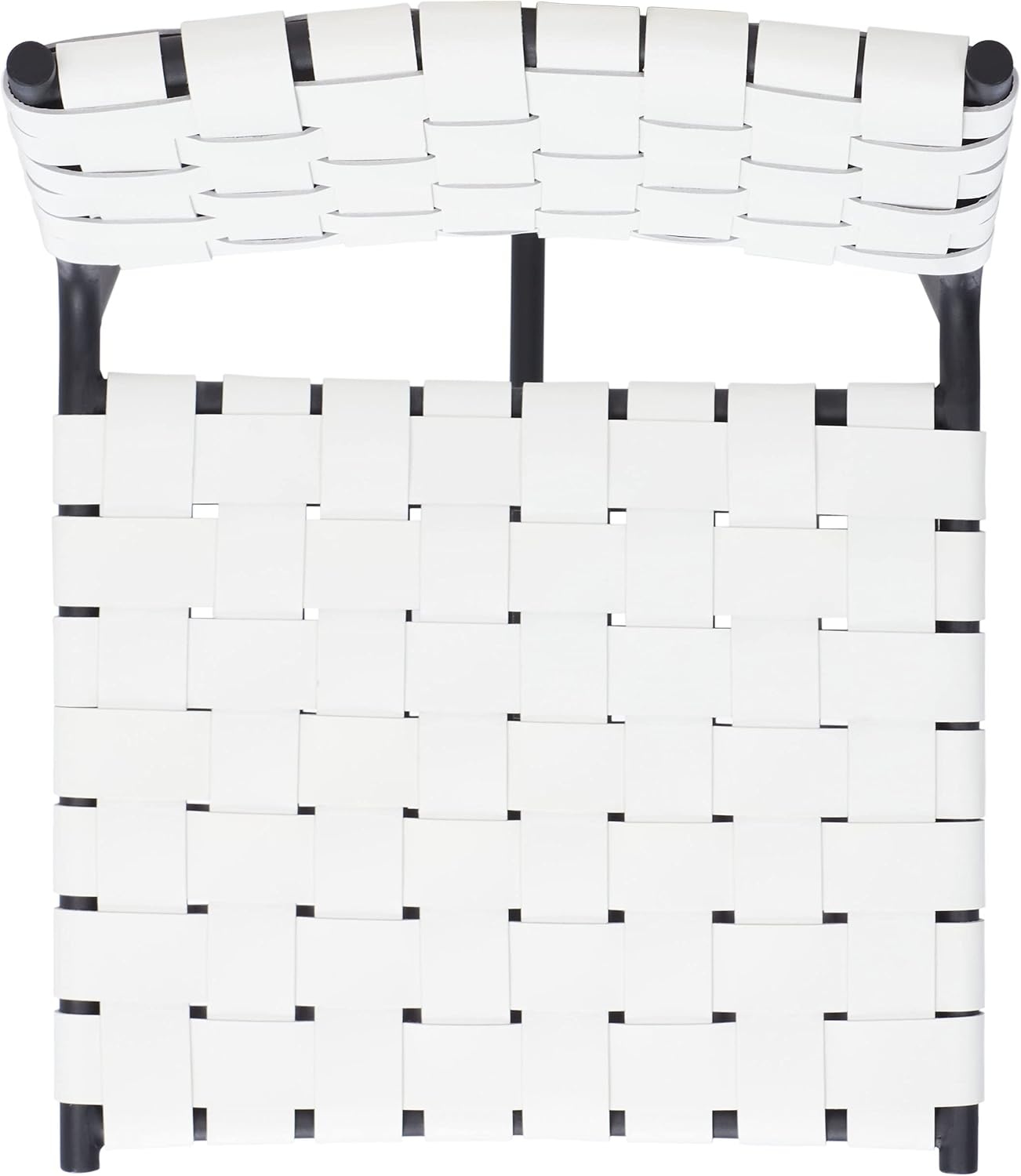 image:imageSAFAVIEH Home Collection Olenna Cognac Woven LeatherSilver 26inch Kitchen Island Breakfast Nook Counter Stool Fully AssembledWhiteBlack