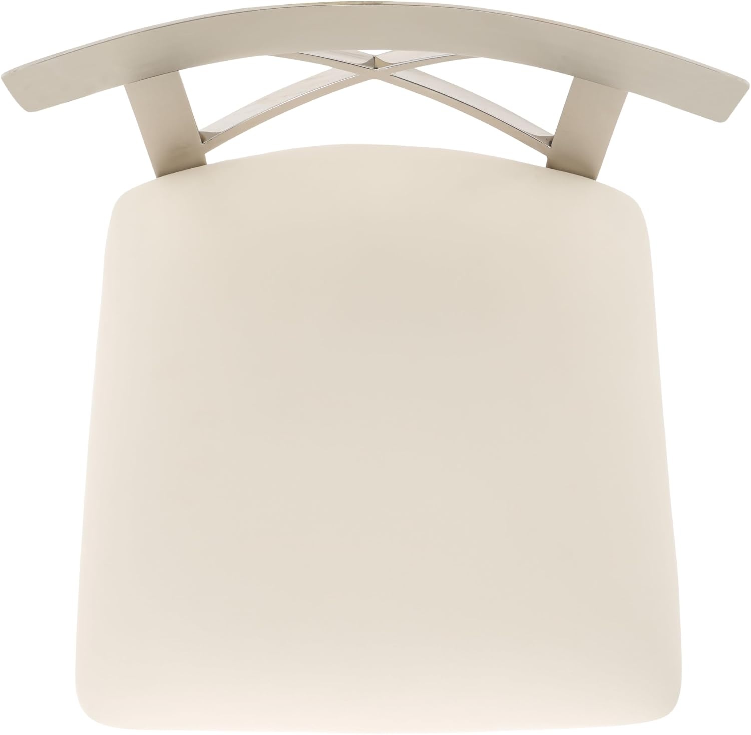 image:imageSafavieh American Homes Collection Zoey Black Stainless Steel Cross Back 39inch Bar StoolWhite