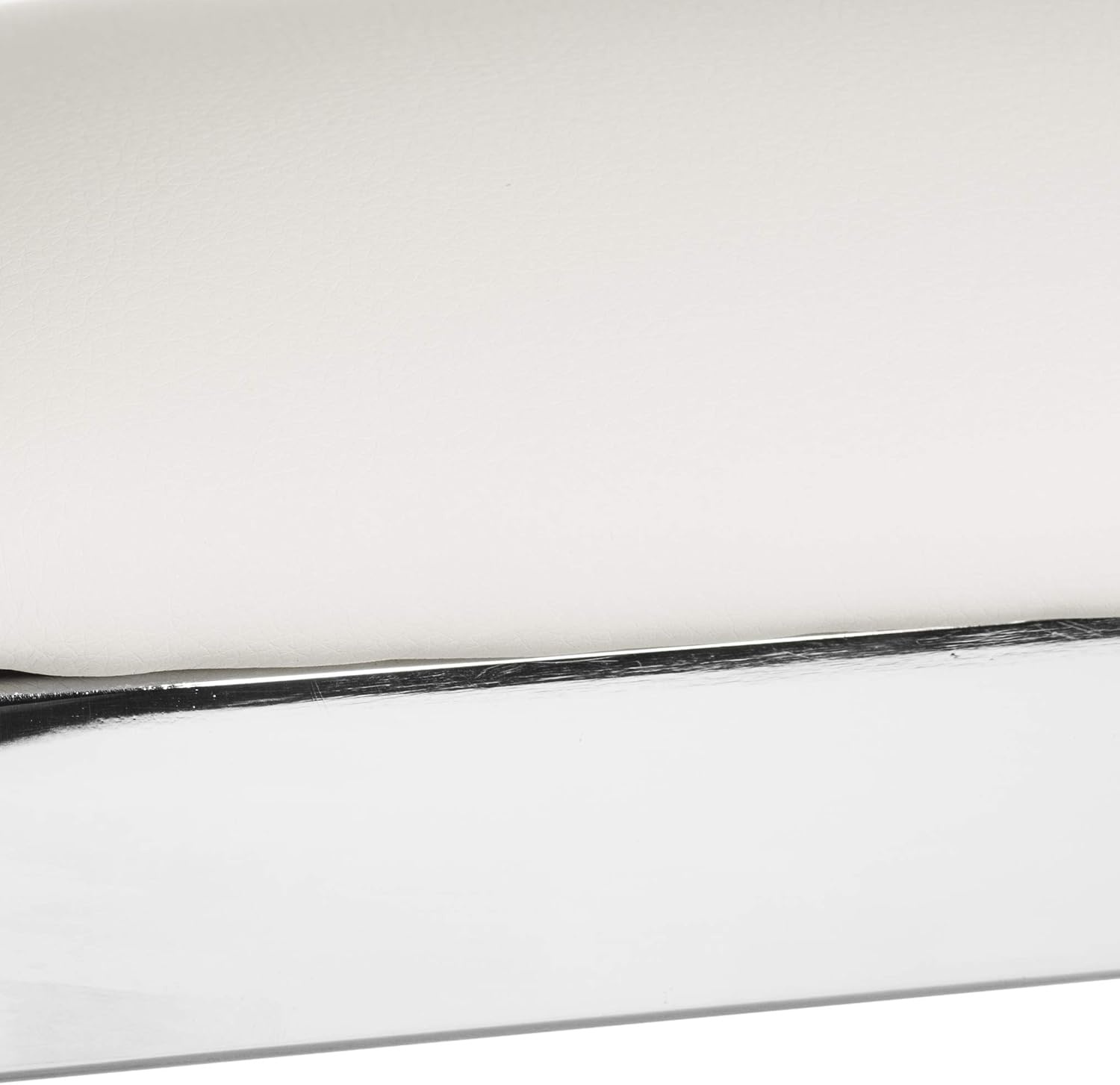 image:imageSafavieh American Homes Collection Zoey Black Stainless Steel Cross Back 39inch Bar StoolWhite