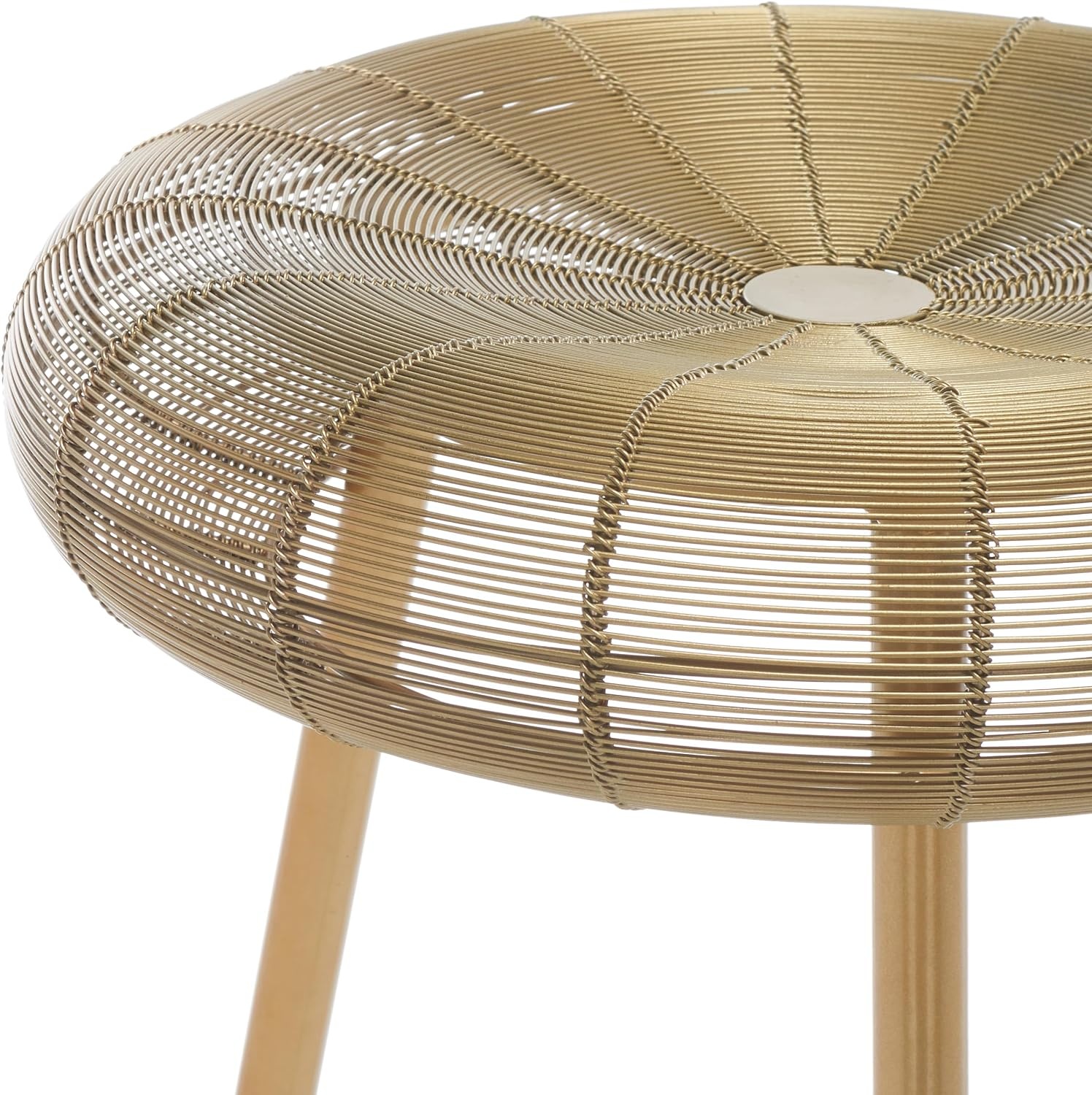 image:imageSafavieh Home Collection Addison Gold Wire Weaved 30inch Bar Stool