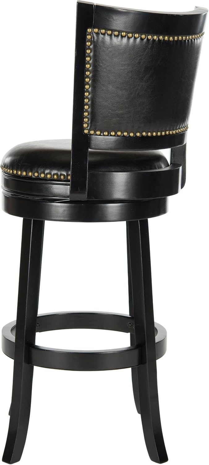 image:imageSafavieh Home Collection Lazzaro Sierra Brown 29inch Bar StoolBlack